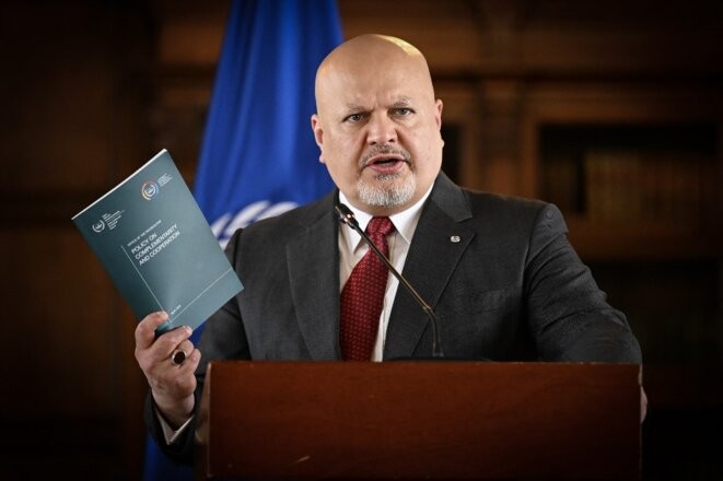 Le procureur général de la cour pénale internationale, Karim Kham © Luis ACOSTA / AFP