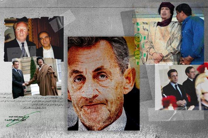 Une débauche de moyens pour condamner Sarkozy ? Un argument aussi erroné qu’absurde © Photo illustration Sébastien Calvet / Mediapart